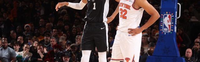 圣诞大战首秀轰42分18篮板 文班亚马无愧外星生物